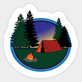Camping Sticker